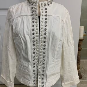 Cute White denim Jacket from Chico’s